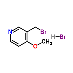 3-(Bromomethyl)-4-methoxypyridine hydrobromide (1:1) Structure