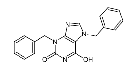 3,7-二苄基-3,7-二氢嘌呤-2,6-二酮结构式