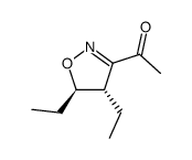 Ethanone, 1-(4,5-diethyl-4,5-dihydro-3-isoxazolyl)-, trans- (9CI) picture