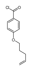 4-pent-4-enoxybenzoyl chloride Structure