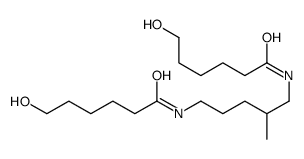 6-hydroxy-N-[5-(6-hydroxyhexanoylamino)-4-methylpentyl]hexanamide结构式