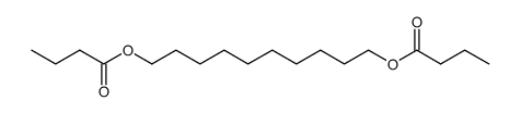 1,10-Decanediol dibutyrate结构式