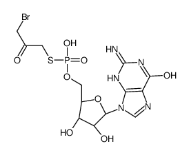 guanosine-5'-O-(S-(3-bromo-2-oxopropyl))thiophosphate picture