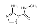 1H-1,2,4-Triazole-1-carboxamide,5-amino-N-methyl- structure