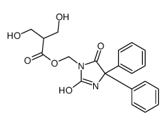 (2,5-dioxo-4,4-diphenylimidazolidin-1-yl)methyl 3-hydroxy-2-(hydroxymethyl)propanoate Structure