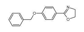 2-(4-benzyloxyphenyl)-4,5-dihydrooxazole结构式