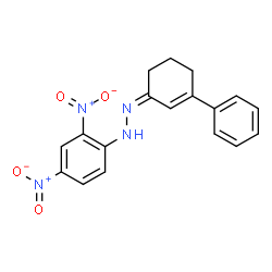 3-Phenyl-2-cyclohexen-1-one 2,4-dinitrophenyl hydrazone structure