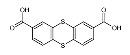 2,8-Thianthrenedicarboxylic Acid Structure