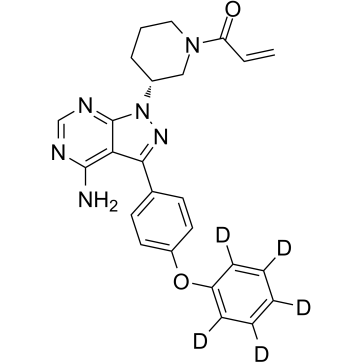 Ibrutinib-d5 Structure