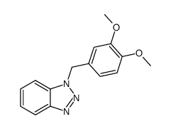 (benzotriazol-1-yl)(3,4-dimethoxyphenyl)methane结构式