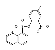 (4-methyl-2-nitrophenyl) quinoline-8-sulfonate Structure