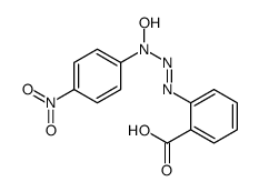 2-[(N-hydroxy-4-nitroanilino)diazenyl]benzoic acid Structure