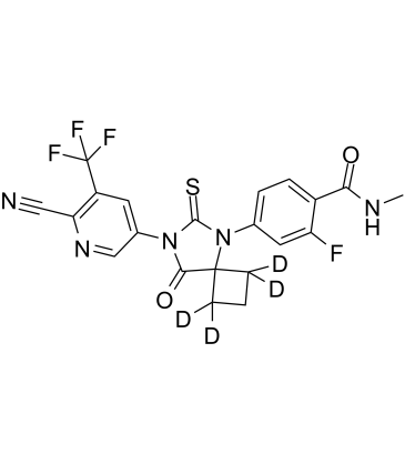 Apalutamide D4结构式