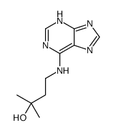 2-Methyl-4-(1H-purin-6-ylamino)-2-butanol structure