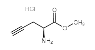 L-炔丙基甘氨酸甲酯盐酸盐结构式