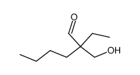 2-ethyl-2-(hydroxymethyl)-hexanal结构式