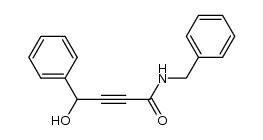 N-benzyl-4-hydroxy-4-phenyl-2-butynamide Structure