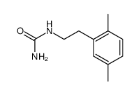 N-(2,5-Dimethylphenethyl)urea结构式