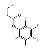 (2,3,4,5,6-pentafluorophenyl) butanoate Structure