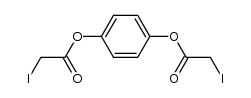 1,4-bis-iodoacetoxy-benzene Structure