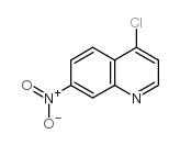 4-氯-7-硝基喹啉结构式