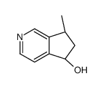 5H-Cyclopenta[c]pyridin-5-ol,6,7-dihydro-7-methyl-,(5R,7S)-rel-(9CI) Structure