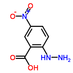 2-Hydrazino-5-nitrobenzoic acid结构式
