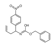 benzyl N-[1-(4-nitrophenyl)but-3-enyl]carbamate结构式