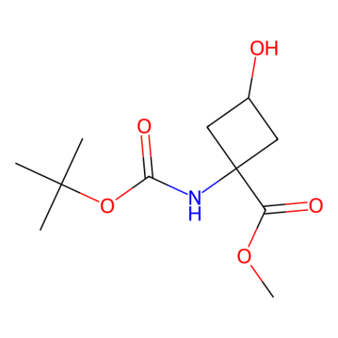 1-[N-(tert-butoxycarbonyl)amino]-3-hydroxycyclobutanecarboxylic acid methyl ester图片