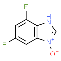 1H-Benzimidazole,5,7-difluoro-,3-oxide(9CI) Structure