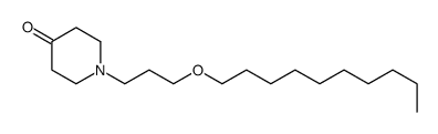 1-(3-decoxypropyl)piperidin-4-one结构式