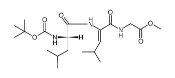 Boc-Leu-ΔLeu-Gly-OMe Structure