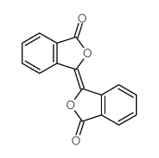 1(3H)-Isobenzofuranone,3-(3-oxo-1(3H)-isobenzofuranylidene)-, (E)- (9CI)结构式