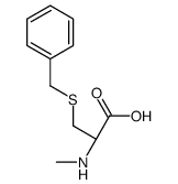 (2R)-3-benzylsulfanyl-2-(methylamino)propanoic acid结构式