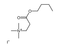(3-butoxy-3-oxopropyl)-trimethylazanium,iodide Structure