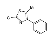 5-bromo-2-chloro-4-phenyl-1,3-thiazole Structure