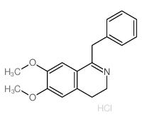 1-benzyl-6,7-dimethoxy-3,4-dihydroisoquinoline Structure