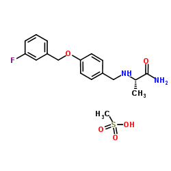 沙芬酰胺甲磺酸盐结构式
