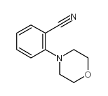 2-(4-吗啉基)苯腈结构式