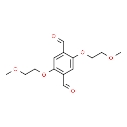 2,5-双(2-甲氧基乙氧基)对苯二醛结构式