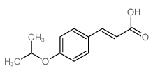 2-Propenoicacid, 3-[4-(1-methylethoxy)phenyl]- structure