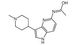 N-[3-(1-methylpiperidin-4-yl)-1H-pyrrolo[3,2-b]pyridin-5-yl]acetamide Structure