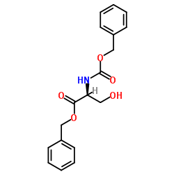 N-Carbobenzoxy-L-serine Benzyl Ester Structure