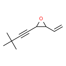 Oxirane, 2-(3,3-dimethyl-1-butynyl)-3-ethenyl- (9CI)结构式
