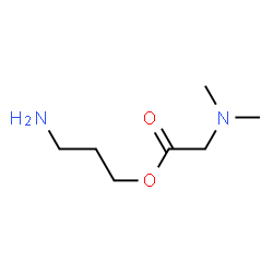 Glycine, N,N-dimethyl-, 3-aminopropyl ester (9CI)结构式