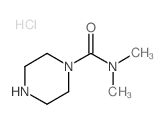 Piperazine-1-carboxylic acid dimethylamidehydrochloride Structure