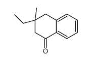 3-ethyl-3-methyl-2,4-dihydronaphthalen-1-one结构式