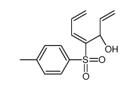 (3R)-4-(4-methylphenyl)sulfonylhepta-1,4,6-trien-3-ol结构式