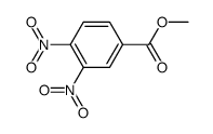 Benzoic acid, 3,4-dinitro-, Methyl ester结构式
