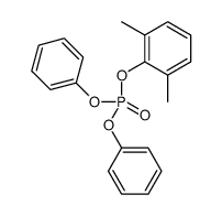 Phosphoric acid (2,6-dimethylphenyl)diphenyl ester结构式